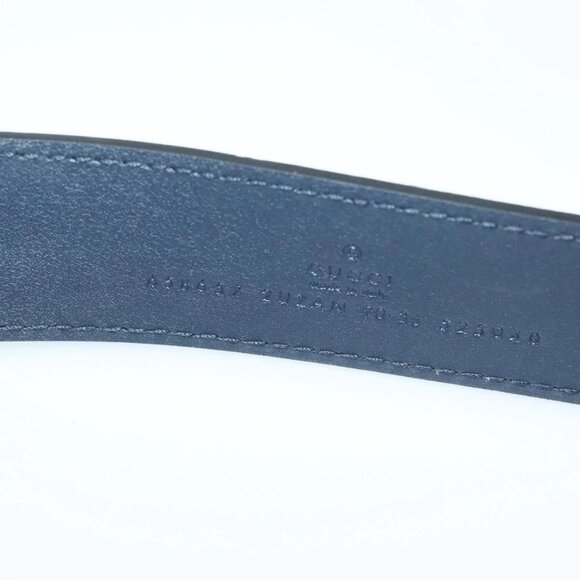 GUCCI GG Canvas Waist Bag Blue Silver 658657 Auth 139364 - Picture 9 of 16